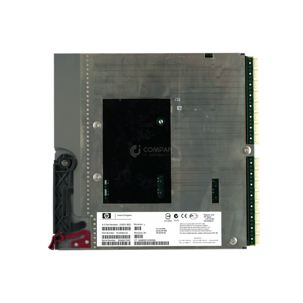 218231-B22 HP STORAGE CONTROLLER FOR STORAGEWORKS MSA1500 CS WITH 256MB CACHE - 314718-001, 70-40452-02